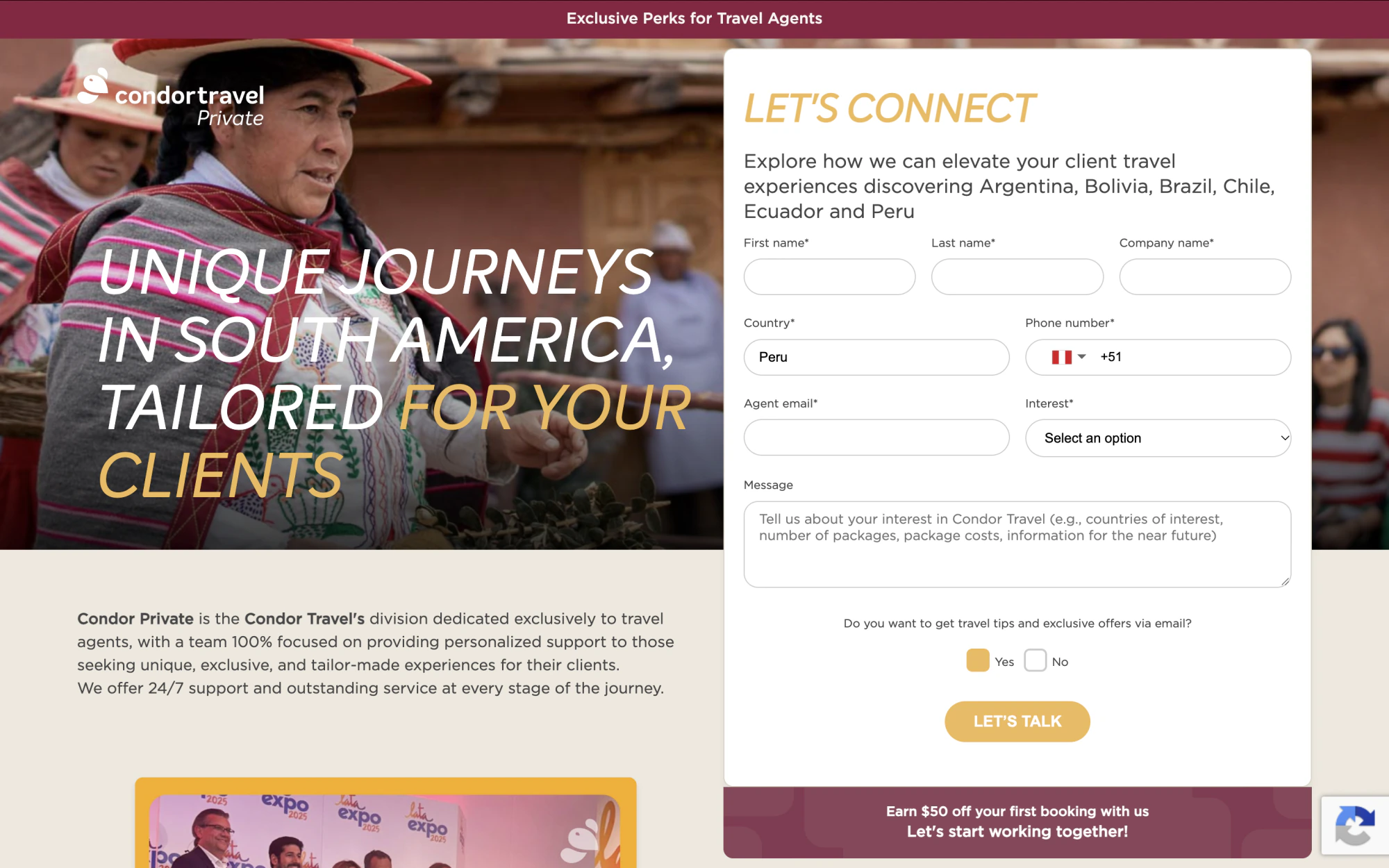Condor Private · Condor Travel